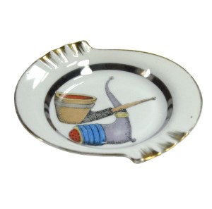 Popielniczka porcelanowa, lata 80