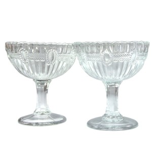 Para pucharów na lody, Ząbkowice, Polska, lata 70