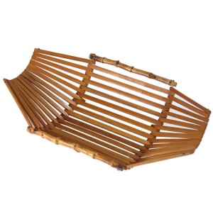 Składana patera bambusowa