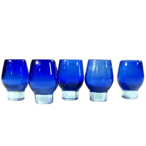 Szafirowe kieliszki, lata 70