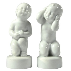 Figurki proj. Sven Lindhart, B&G Copenhagen, Dania, lata 60