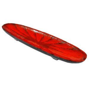 Patera ceramiczna, Belgia, lata 60