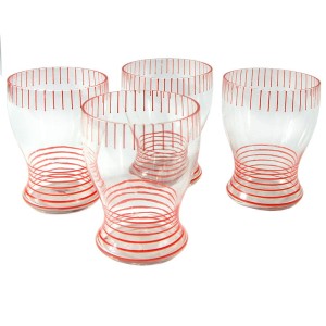 Szklanki w paski, Niemcy, lata 70