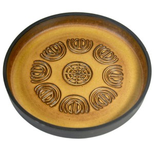Patera ceramiczna Frank Keramik, Dania, lata 70