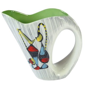 Wazon ceramiczny sgraffitto, Włochy, lata 60
