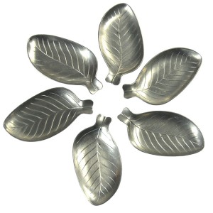 Komplet sześciu popielniczek, Gullsmed, Norwegia, lata 60