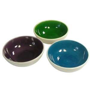 Miseczki ceramiczne, Włochy, lata 80