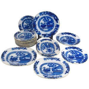 Serwis fajansowy Samuel Alcock, Wielka Brytania, c. 1840