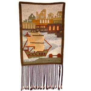 Tkanina dekoracyjna, lata 60