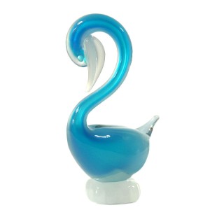 Szklana kaczka, Archimede Seguso, Murano, Włochy, lata 60