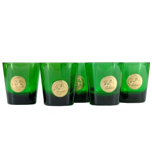 Szklanki z medalionami, Byrrh, Francja, lata 60