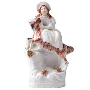 Figurka kominkowa, Staffordshire, Anglia, XIX/XX w.
