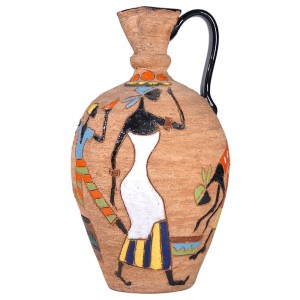 Duży wazon sgraffito Fratelli Fanciullacci, Włochy, lata 60