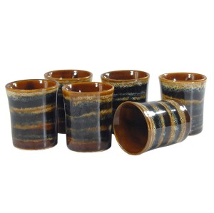 Kubeczki Tygrysek, proj. A. Sadulski, Mirostowice, Polska, lata 60.