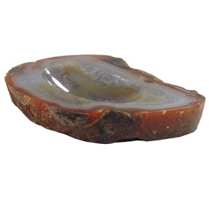 Paterka z polerowanego agatu, lata 70