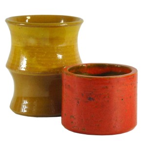 Małe pojemniczki ceramiczne, Dania, lata 60