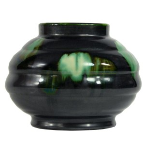 Wazon ceramiczny Art Deco, Faiencerie Thulin, Belgia, lata 30