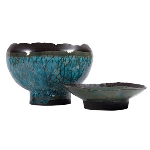 Para mis autorskich ze szkliwionej ceramiki JWP