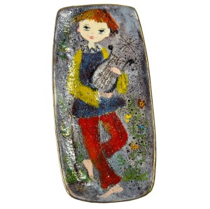 Paterka ceramiczna Ferrante Mariotti, San Marino, lata 50