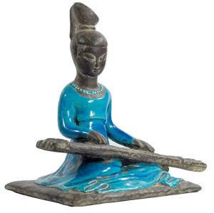 Figurka ceramiczna Ugo Zaccagnini, Włochy, lata 40