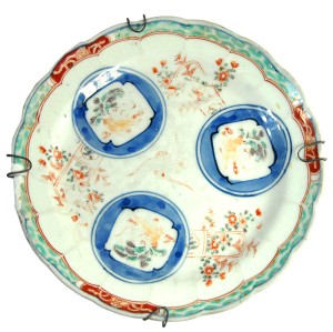 Talerz porcelanowy, Arita Imari, Japonia, XVIII w. 