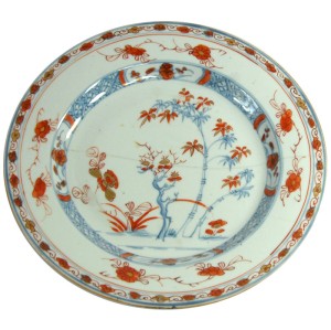 Talerz porcelanowy, Kangxi Yongzheng, Chiny, XVIII w. 