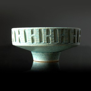 Seledynowa patera, Niemcy, lata 70