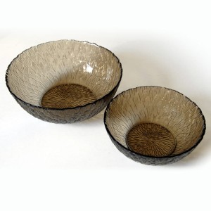 Miski ze szkła prasowanego, Niemcy, lata 80